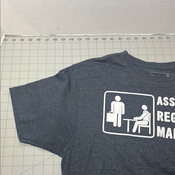 Ripple Junction Assistant Regional Manager Graphic Tee - Gray - Picture 5 of 10